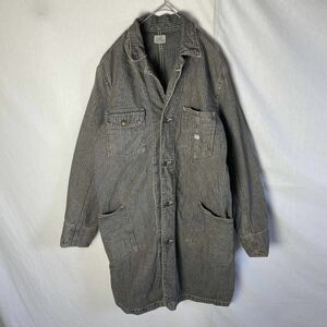 Lee デニムワークコート　古着　Mサイズ　グレー　WORKWEAR カバーオール