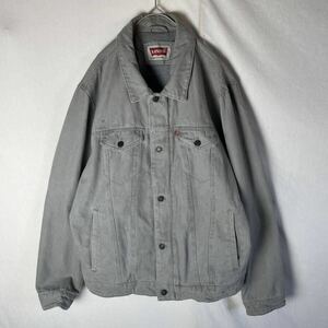 リーバイス　ダックジャケット　古着　XLサイズ　グレー　WORKWEAR