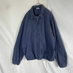 POLO by RALPH LAUREN アメリカ製　スウィングトップ　古着　Lサイズ　ネイビー　ヴィンテージ 