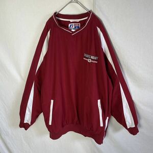 RUSSELL ATHLETIC プルオーバージャケット　古着　Lサイズ　レッド