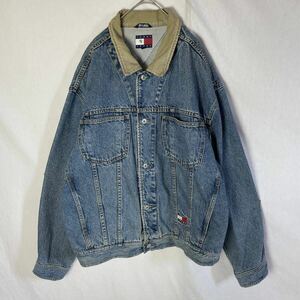 TOMMY HILFIGER デニムジャケット　古着　XLサイズ　ジージャン ヴィンテージ 