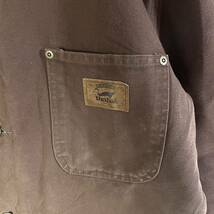 Duxbak ダックワークジャケット　古着　　M-Rサイズ　ブラウン　WORKWEAR ブランケットライナー　カバーオール_画像4