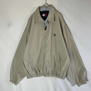 TOMMY HILFIGER スウィングトップ 古着　Mサイズ　ベージュ