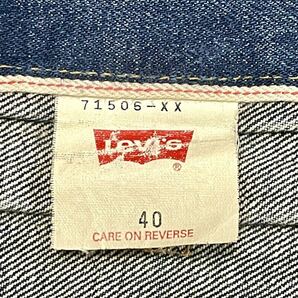 LEVIS リーバイス 1st 71506-XX 大戦モデル 日本製復刻 サイズ40 BIG E ヴィンテージ ジャケット 506XX の画像6