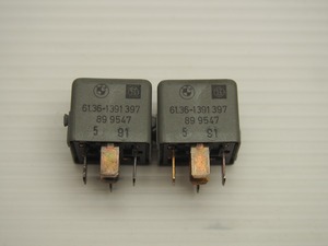 BMW original used E31|32|34|36 diode relay 2 piece set 61361391397 actual work 