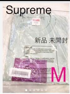 新品 未開封◆Supreme PHONIC TEE 半袖Tシャツ Mサイズ◆21SS PALE AQUA