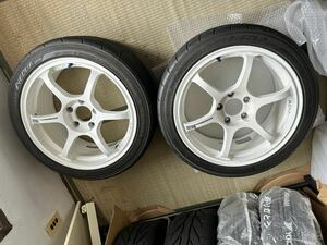 ADVAN Racing RG2 17インチ 8j 114.3 +45 2本