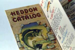 HEDDON　カタログ　10Ｘ5ＣＭ　VINTAGE OLD TACKLE INFORMATION CATALOG Pamphlet 、資料、パンフレット　蒐集家向け