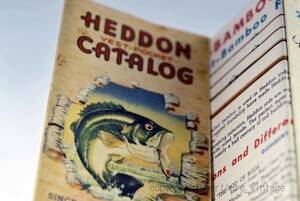 HEDDON CATALOG VEST POCKET VINTAGE OLD TACKLE INFORMATION CATALOG Pamphlet、資料、パンフレット　蒐集家向け