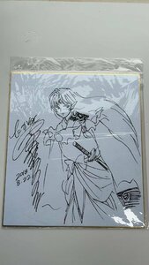 Art hand Auction うる星やつらラム 直筆イラスト色紙#781, コミック, アニメグッズ, その他