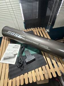 ★動作品 美品 ジャンク 希少★ BOSE ボーズ AM-044C サブウーファー アクースティマス キャノン ウーハー車載 説明書 ブラケット付き