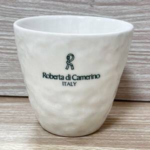 ロベルタ ディ カメリーノ Roberta di Camerino カップ 食器 陶器 ロゴ ホワイト 【18181