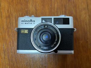 MNOLTA HI-MATIC F ミノルタ フィルムカメラ 動作未確認