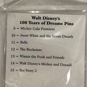 [グッズ] ディズニー「ピンバッジ ＃10：白雪姫と七人の小人」 Walt Disney's 100 Years of Dreams ピンバッチ コレクションの画像5