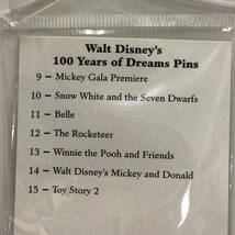 [グッズ] ディズニー「ピンバッジ ＃10：白雪姫と七人の小人」 Walt Disney's 100 Years of Dreams ピンバッチ コレクション_画像5