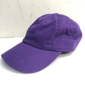 [服飾] 帽子「newhattan：ニューハッタン キャップ パープル」 ワンサイズ コットン メンズ レディース ファッション小物の画像1
