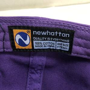 [服飾] 帽子「newhattan：ニューハッタン キャップ パープル」 ワンサイズ コットン メンズ レディース ファッション小物の画像10
