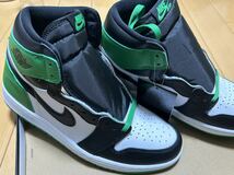 NIKE ナイキ AIR JORDAN1 エアジョーダン1 ラッキーグリーン 27cm 未使用_画像6