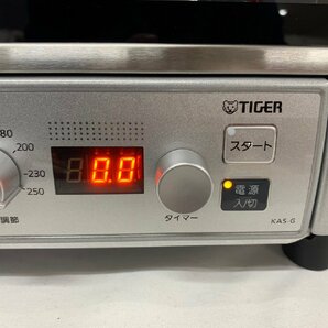【未使用】TIGER タイガー コンベクションオーブン&トースター KAS-G130 2019年製 取説 箱付 通電確認済の画像3