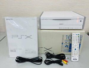 外観美品 SONY PSX 本体 DESR-5700ほか 付属品/通電 起動OK ソニー ゲーム 箱付