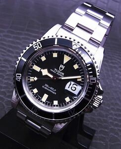 TUDOR ヴィンテージカスタム　Ref.9411/0 スノーフレーク / イカサブ OH済　チュードルサブ専用ブレス+ 5連ジュビリーブレス付　精度Good！