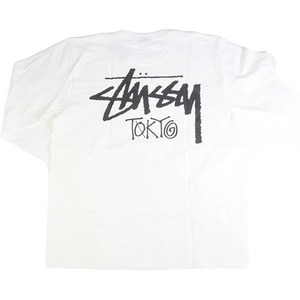 STUSSY ステューシー 24SS STOCK TOKYO LS TEE WHITE 東京限定ロンT 白 Size 【L】 【新古品・未使用品】 20789544