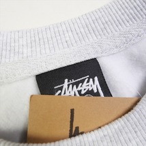 STUSSY ステューシー 24SS STOCK TOKYO CREW ASH HEATHER 東京限定クルーネックスウェット 灰 Size 【M】 【新古品・未使用品】 20789549_画像7