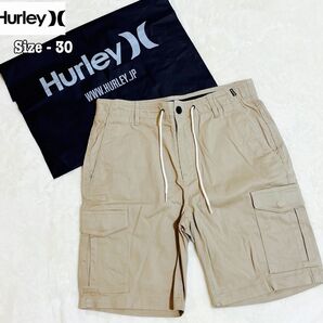 hurley メンズ カーゴパンツ サイズ30 ベージュ