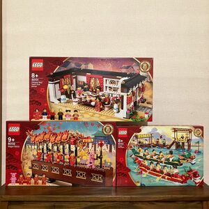 LEGO レゴ アジアンフェスティバル 80101 旧正月の大晦日のごちそう 80102 龍舞 80103 ドラゴンボートレース