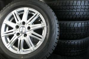 極上イボ付き 2020年製 国産スタッドレス 195/65R15 美品 WORK PROMISING 15×6J +45 C25.26.27セレナ 80系ノアVOXYエスクァイア