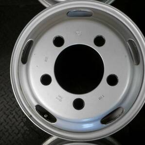 激安 良品 RTG スチールホイール いすゞ エルフ 16×5.5J 116.5-8 PCD 203.2 5穴 ハブ 146 6本SET 使用僅か 倉庫保管品 手渡しOK 迅速発送の画像4