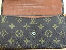 ジャンク品★ LOUIS VUITTON ★ルイヴィトン 長財布 折り財布　モノグラム _画像3