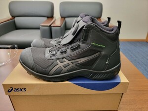 新作！ゴアテックス！アシックス安全靴　高機能モ デル　CP604安全靴 ASICS BOA Gore-tex ブラック/ガンメタリック　28.0cm