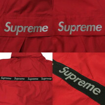 Supreme シュプリーム Taped Seam Jacket テープドシーム ジャケット トリプル3レイヤー レッド Triple Layer Waterproof 赤 L_画像8