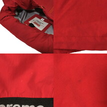 Supreme シュプリーム Taped Seam Jacket テープドシーム ジャケット トリプル3レイヤー レッド Triple Layer Waterproof 赤 L_画像9