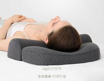 ☆新品2色 低反発枕 枕 まくら 寝返り 快眠枕 安眠枕 首こり 肩こり 首が痛い いびき ストレートネック 通気性_画像4