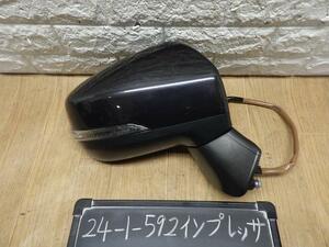 インプレッサ 　GK7 右ドアミラー　サイドミラー 61K ミツバ VB27 91036FL080