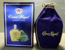 ☆古酒 CROWN ROYAL 1978 クラウン ローヤル カナディアン ウイスキー 750ml 40% 箱入 保存袋付 未開栓_画像2