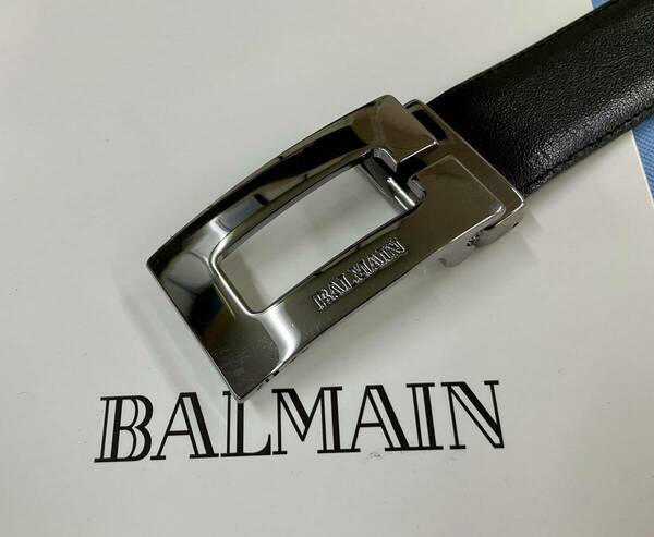 バルマン　BALMAIN　バックル　02　クローム　サンプル見本　未使用　送料無料　1点もの