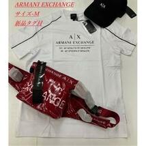 AX　ロゴ Tシャツ 10A21　Mサイズ　ホワイト　新品 タグ付　アルマーニ エクスチェンジ　ギフトにも　3KZMFB ZJH4Z 1100_画像3