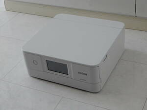 即日発送　正常動作完動品　美品　EPSON 複合機 EP-８８１AW　白　インク全色交換済　スペアインク１セット付(3)