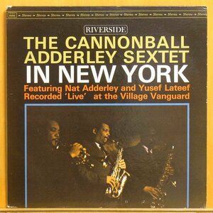 ●良ジャケ!美盤!ダブル洗浄済!★Cannonball Adderley(キャノンボール アダレイ)『In New York』 US初期プレスLP #61656