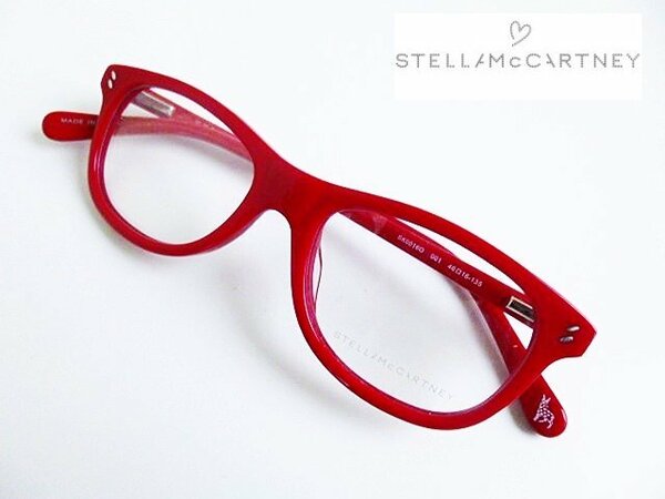 ■STELLA McCARTNEY（ステラマッカートニー）メガネフレーム（Shiny Red)【未使用品】