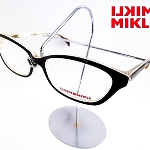 ■MIKLI BY MIKLI(アランミクリ)ダークブラウン/トランスペアレントホワイト メガネフレーム【未使用品】