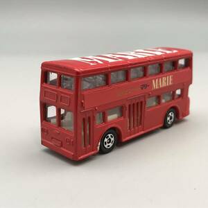 tomica トミカ LONDON ロンドン BUS バス No.F15 MARIE マリー 森永ビスケットマリー 1/130 1977年 赤 レッド コレクション おすすめ