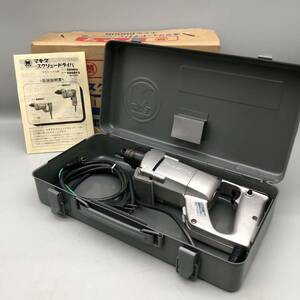 【美品】 makita マキタ スクリュードライバ 本体 モデル 6800N 電動工具 ドライバー 当時物 100V 説明書 専用ケース 付き 動作確認済み