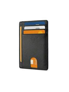 メンズ アクセサリー 財布orカードケース 対応 牛革 ウォレット カードホルダー スリム 薄型 フロントポケット 男女兼用 1個