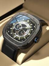 腕時計 メンズ 機械式 腕時計 &; ブランド メンズファッション 大型ダイアルメカニカル オートマチック_画像1