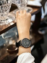 腕時計 レディース クォーツ 女性用 腕時計 薄型 2針 セコンドダイアル付 ギフトにも最適 通勤、デイリーにおすすめ_画像3