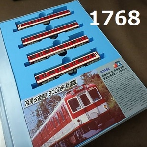 FK-1768◆鉄道コレクター収蔵品　ゲージ大放出）マイクロエース　A-3463 近鉄8000系　冷房改造車　新塗装（裾帯あり）ほぼ未使用　20240301